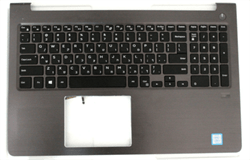 כיסוי עליון (palmrest) למחשב נייד Dell Vostro 15-5568 עם מקלדת עברית מוארת