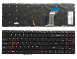 מקלדת למחשב נייד Lenovo Ideapad Y700-15ISK Backlit Keyboard עברית תאורה אנטר קטן