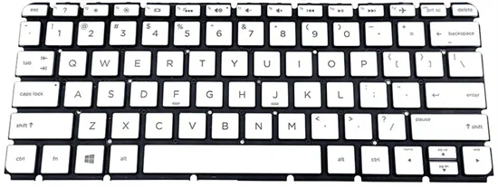 מקלדת למחשב נייד Hp 13-ab מוארת