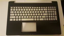 מקלדת למחשב נייד Asus n550 Q550 + פלסטיקה עליונה (palmrest)