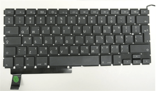 מקלדת למחשב נייד Apple A1286 BIG ENTER
