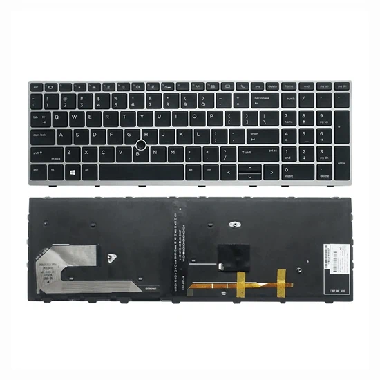מקלדת למחשב נייד HP EliteBook 755 850 G5 מוארת