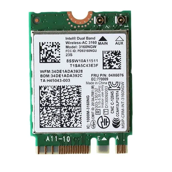 כרטיס ווי פיי  למחשב נייד  LENOVO YOGA 500-15  WIFI CARD