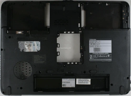 תחתית למחשב נייד -  TOSHIBA SATELLITE A300 BOTTOM