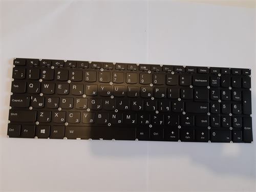 מקלדת למחשב נייד Lenovo IdeaPad 310-15, 310-15ISK כולל תאורה, אנטר קטן