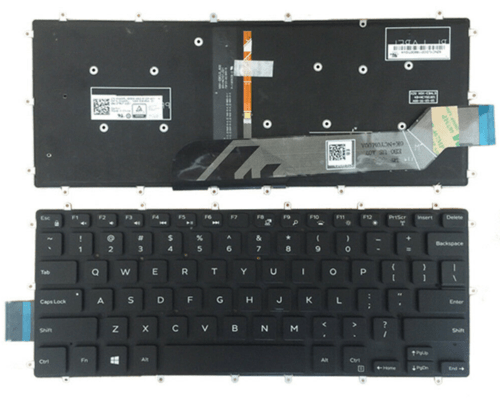 מקלדת למחשב נייד DELL inspiron 5368 אנגלית + תאורה