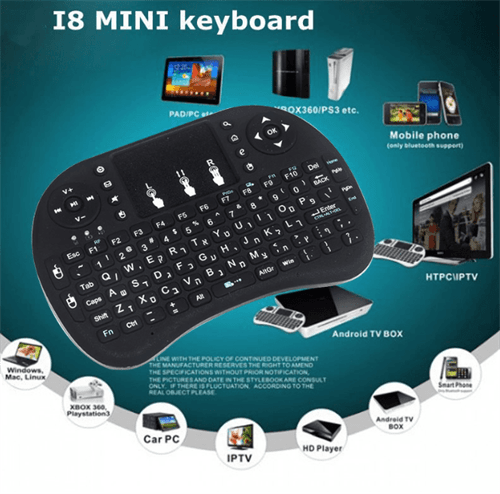 מקלדת אלחוטית מיני משולב משטח מגע