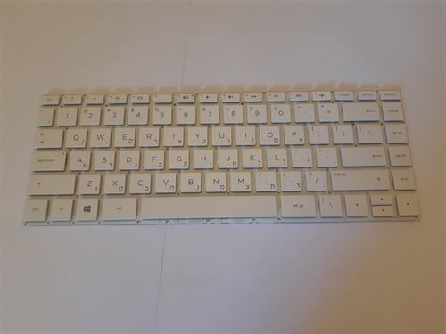 מקלדת למחשב נייד HP Pavilion 14-AB 14-AL לבן