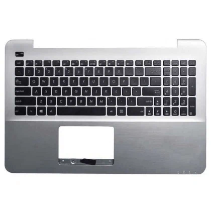 כיסוי עליון למחשב נייד - ASUS X507 PALMREST + KEYBOARD SILVER