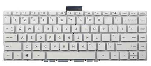 מקלדת למחשב נייד HP 14-N White עם מסגרת לבן