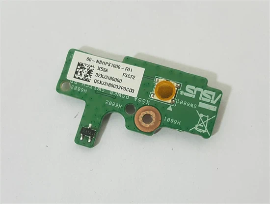 לחצן הפעלה למחשב נייד asus x55a power button