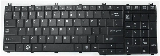 מקלדת  למחשב נייד - TOSHIBA L750 KEYBOARD