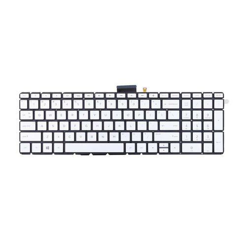 מקלדת למחשב נייד HP Pavilion 15-cc backlit silver עברית
